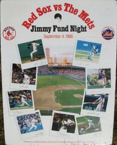 Red Sox - Mets 090486 Jimmy Fund