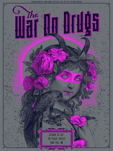 War On Drugs 2017 Gig Poster at Palace Theater, St Paul, MN