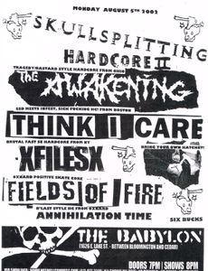 Skullsplitting Hardcore II, The Babylon, Minneapolis 8/5/2002