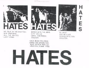 Faceless Records Hates Mail Order Poster