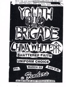 Youth Brigade Fenders Long Beach CA 3/22/81