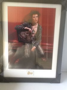 David Bowie Sitting - framed print