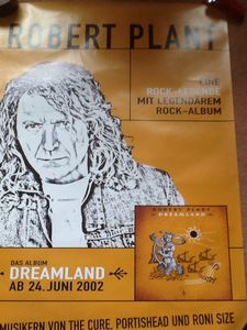 Robert Plant - Dreamland Original Tour Poster