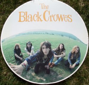 Black Crows - Round Poster