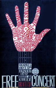 Free Concert - Gratis! - 18. April 1971, 17h, Konzerthaus