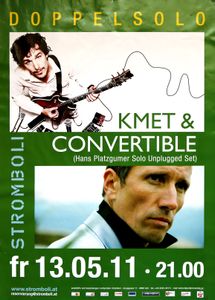 KMET & CONVERTIBLE (Hans Platzgumer Solo Unplugged Set) - Doppelsolo - Stromboli, May 13, 2011