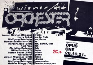 Wiener Art Orchester - Opus One, Oct 25+26, 1987