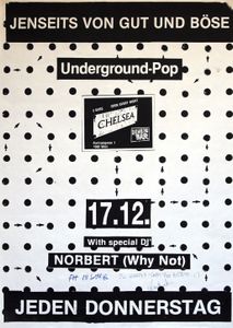 DJ NORBERT - Underground-Pop - Chelsea, Dec 17, 1987