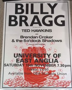 Billy Bragg 15th November 1986