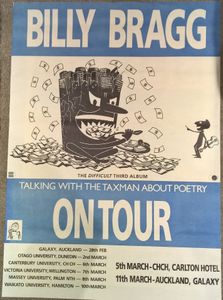 Billy Bragg New Zealand Tour 1987