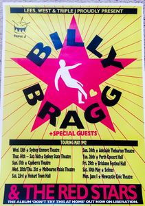 Billy Bragg Australia Tour May 1992