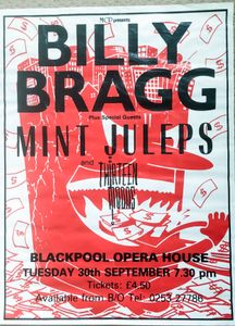 Billy Bragg 30th September 1986