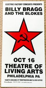 Billy Bragg and The Blokes Philadelphia 2000
