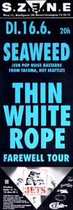 Thin White Rope, Seaweed - Szene Wien, June 16, 1992 (Gig Poster)