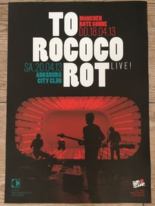 To Rococo Rot | Munich | Rote Sonne | 2013-04-18