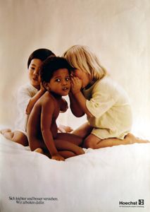 Hoechst - Ihr Kind Braucht Unsere Forschung. 5 To Hear Well (1977 Promo Poster)