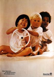 Hoechst - Ihr Kind Braucht Unsere Forschung. 6 For Better Road Safety (1977 Promo Poster)