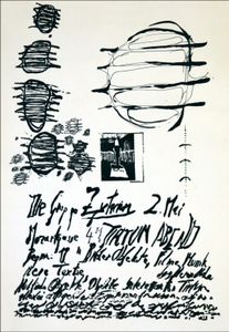 Zytacorean Tirtum Gang - Mozartgasse 4, Wien - May 2, 197? (Gig Poster)