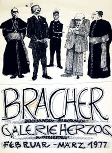Bracher - Galerie Herzog, Feb - Mar 1977 (Event Promo)