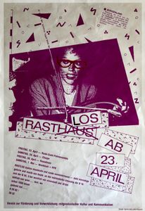 RASTLOS - Rucki Zucki Palmencombo, Chuzpe, Rosachrom, Westblock + RPB - April 23 - May 1, 1982 (Event Promo)