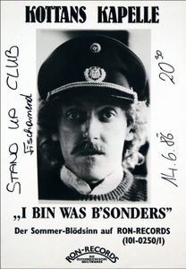 Kottans Kapelle - Stand Up Club - June 14, 1986 (Gig Poster)