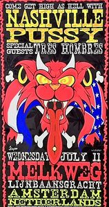 Nashville Pussy - Amsterdam 2001 (Handbill edition)