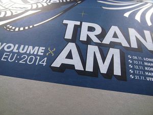 Trans Am, European tour 2014