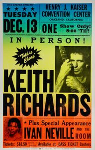 Keith Richards - Oakland 1988
