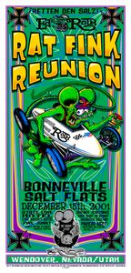 Ed Roth Rat Fink Reunion - Bonneville Salt Flats 2001 (Handbill edition)