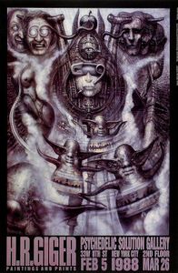 H.R. Giger Paintings and Prints, Psychedelic Solution, New York, 1988