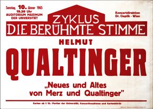 Helmut Qualtinger - Neues und Altes von Merz und Qualtinger
