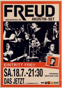 Freud - Akustik-Set, July 18, 2015 (Gig Poster)