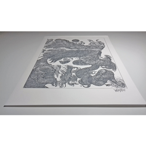 Dark Gods: Birth of The Architects 13"x19" Giclèe Print (vVurMzflessshhh Open Edition)