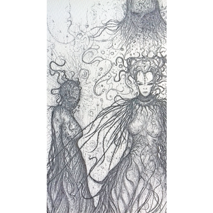 Dark Gods: Mother II (The Gathering) 13"x19" Giclée Print (vVurMzflessshhh Open Edition)