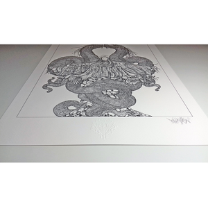 Dark Gods: Invasion 13"x19" Giclée Print (vVurMzflessshhh Open Edition)