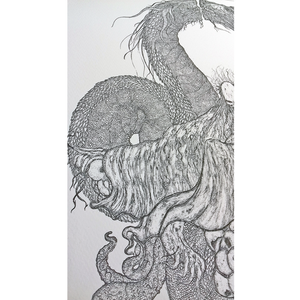 Dark Gods: Invasion 13"x19" Giclée Print (vVurMzflessshhh Open Edition)