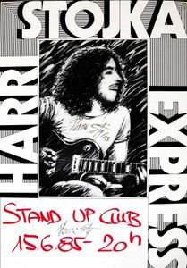 Harri Stojka Express - Stand Up Club - June 15, 1985 (Gig Poster)