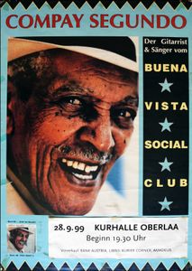 Compay Segundo - Kurhalle Oberlaa - Sept 28, 1999 (Gig Poster)