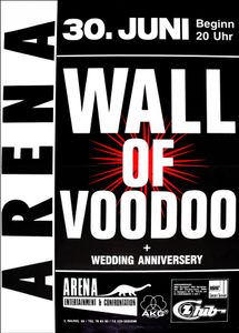 Wall Of Voodoo, A Wedding Anniversary - Arena Wien - June 30, 1989 (Gig Poster)