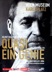 Helmut Qualtinger - Quasi ein Genie - Wien Museum, Oct 02, 2003 - Jan 06, 2004 (Event Promo)