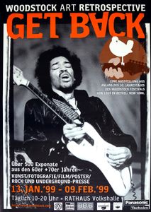 Jimi Hendrix - Get Back - Rathaus, Jan 13 - Feb 09, 1999 (Event Promo)