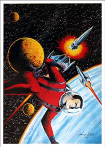 Hansrudi Wäscher "Nick der Weltraumfahrer" - 1991 (Promo Poster)