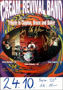 Cream Revival Band - Local Bar - Oct 24, 2011 (Gig Poster)