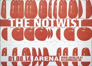 The Notwist - Arena Wien - Aug 1, 2014 (Gig Poster)