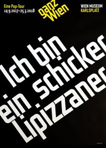 Ganz Wien - Ich Bin Ein Schicker Lipizzaner (Bilderbuch 2017) - Wien Museum 2017/18 (Event Promo)