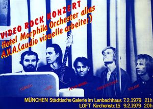 Hotel Morphila Orchester - Video Rock Konzert - München - Feb 7+9, 1979 (Gig Poster)