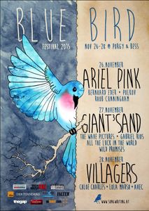 Blue Bird Festival 2015 - Porgy & Bess - Nov 26-28, 2015 (Gig Poster)