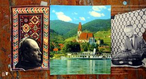 Christian Qualtinger - Collage for "Der Schwimmer"-LP 2014 (Album Promo)