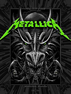 Metallica Stockholm 2018 (Night 1) (Artist Proof)