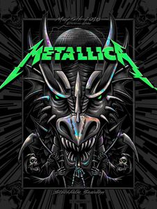 Metallica Stockholm 2018 (Night 1) (Swirl Foil Variant)